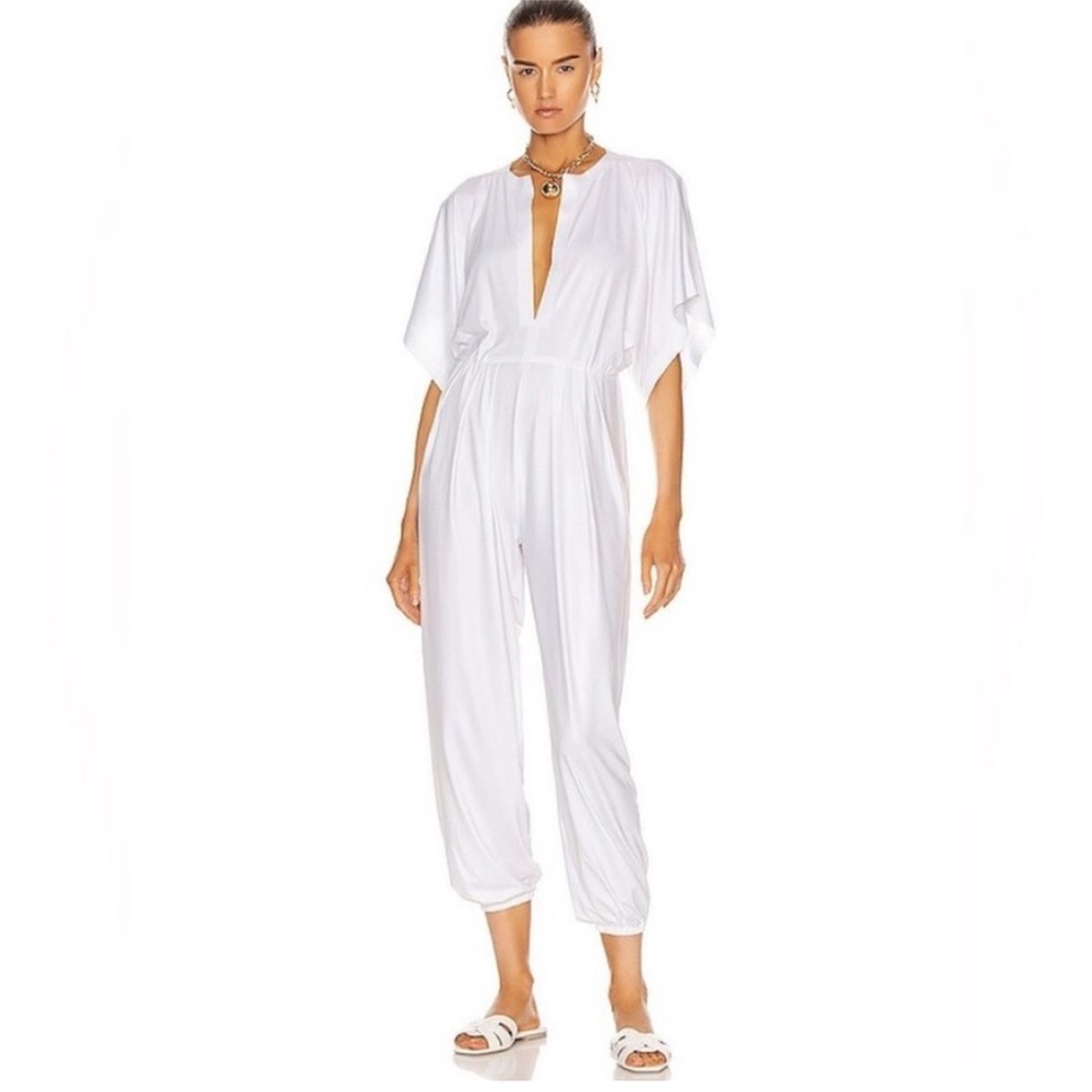 NWT Norma Kamali Rectangle Jog Jumpsuit